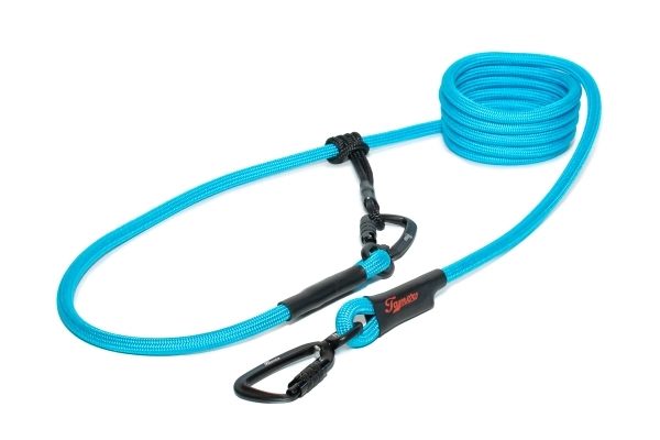 EASYLONG Hundeleine TWIST - L - 2,5m - hellblau